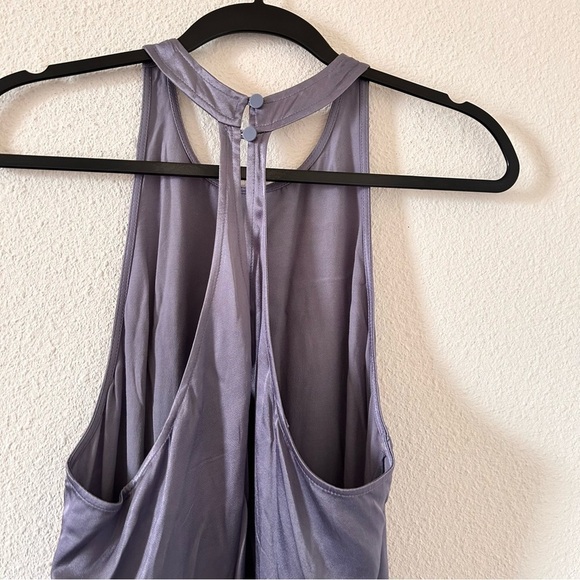 LEITH High Neck Racer Back Silky Dress Women  size Small - Picture 6 of 8